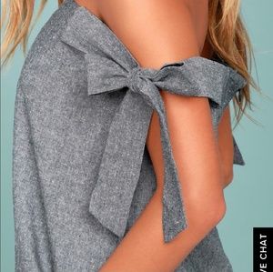 Lulu's Off The Shoulder Top with bows